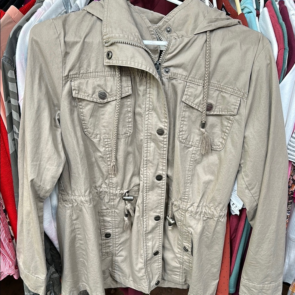 Sky and Sparrow Tan Utility Jacket
